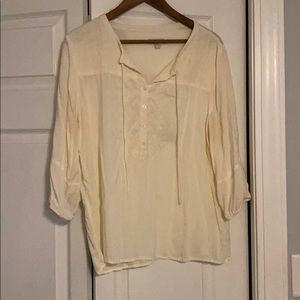 Cream boho top